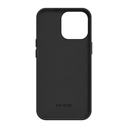 Силиконовый чехол с MagSafe для Apple iPhone 15 Pro, ICON2 MagCase, черный, противоударный, панель с мягкой подкладкой, защита всего корпуса, поддержка беспроводной зарядки, совместим с защитными стеклами и пленками, ArmorStandart (ARM72743) - мініатюра 2