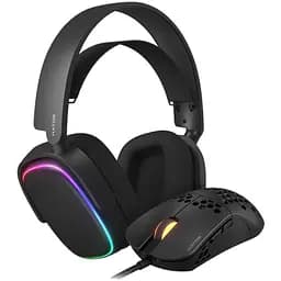 Ігрова миша Hator HTM540B Stellar PRO + навушники Hator HTA842B Phoenix 7.1 RGB Black
