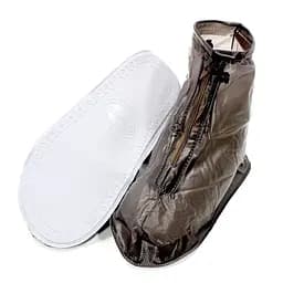 Бахіли на взуття ПВХ від води та бруду Lesko SB-101 2XL 43-44 Black (15044)