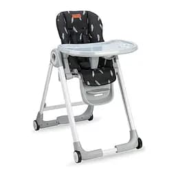 Стульчик для кормления MoMi Luxuria, черный (KRKA00017)