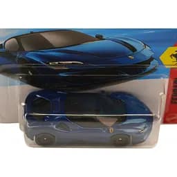 Базова машинка Hot Wheels Ferrari Ferrari SF90 Stradale синя (5785) JJJ12-N521 - мініатюра 2