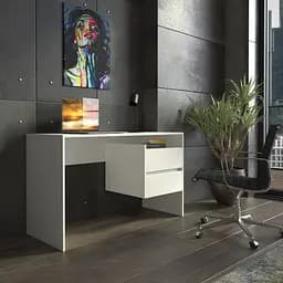 Компьютерный стол с ящиками из ДСП, стол письменный для дома II FST-6 Белый