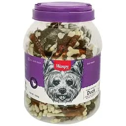 Wanpy Duck Jerky & Calcium Bone Twists ванпи кость с вяленой уткой И кальцием лакомство для собак 1.2кг