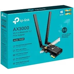 WiFi-адаптер TP-Link Archer TX55E AX3000 BT5.2 PCI Express (ARCHER-TX55E) - мініатюра 2