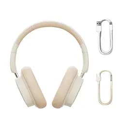 Накладні бездротові навушники Baseus Bowie D05 Wireless Headphones (NGTD02021) Creamy-white - мініатюра 2