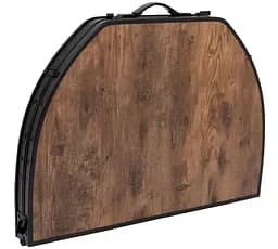Стіл Bo-Camp Woodbine Oval 100x70 cm Black/Wood look (1404185) - мініатюра 7
