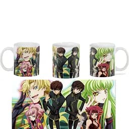 Кухоль GeekLand Код Гіас Code Geass Лелуш Ламперуж з іншими героями 330 мл білий - мініатюра 3