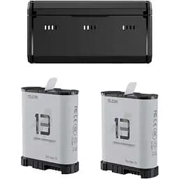 Зарядное устройство Telesin S0-ECB-09-TGP + 2 аккумулятора для GoPro HERO13 [124464]
