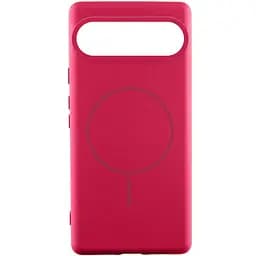 Чехол Silicone Cover Lakshmi (AA) with MagFit для Google Pixel 9 / 9 Pro Красный / Rose Red