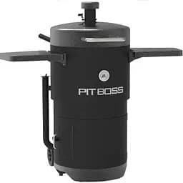Вугільний смокер Pit Boss Champion бочкова форма коптильня-гриль (10806)