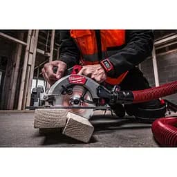 Пила дискова ручна акумуляторна безщіткова MILWAUKEE, M12 FCS442-0, діаметр 140мм (каркас, диск, картонна упаковка) - мініатюра 3