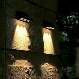 Світильник фасадний Eurolamp LED з акумулятором та сонячною батареєю 1W 5V 3000K IP54 чорний (72) - мініатюра 4