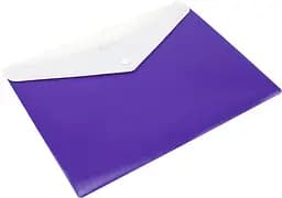Папка-конверт А4 конверт на кнопці O35206 Optima, 2 відділи (4044572552064) Фіолетовий