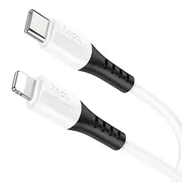 Кабель Hoco X82 iPhone PD20W silicone charging data cable белый