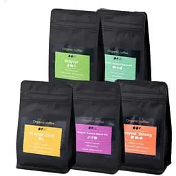 Де густационный набор кофе Brayval 5x0,2 кг