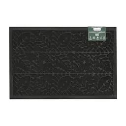 Килимок придверний Eco Fabric Листя з кромкою чорний 40 х 60 см (4060-106)