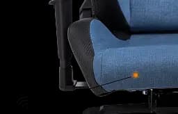 Геймерське крісло GT Racer чорне зі світло-синім (X-8005 Light Blue/Black) - мініатюра 9