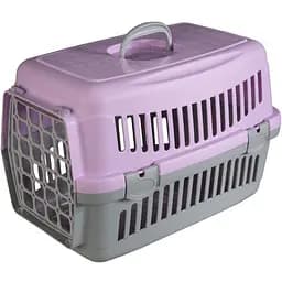 Переноска для котів та собак AnimAll CNR-102 сіро-фіолетова
