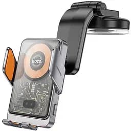 Держатель Hoco Transparent Discovery Edition wireless fast charging Car holder center console HW8 15W