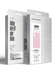 Силиконовый чехол с MagSafe для Samsung Galaxy S25 Edge 5G, ICON2 MagCase, розовый, противоударный, панель с мягкой подкладкой, защита всего корпуса, поддержка беспроводной зарядки, совместим с защитными стеклами и пленками, ArmorStandart (ARM88093) - мініатюра 10