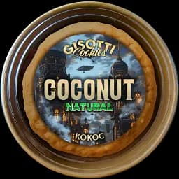 Печиво вершкове Gisotti "Кокосове" натуральне 330 г