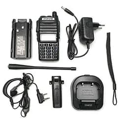 Портативна тактична рація Baofeng UV-82 5W дводіапазонна з гарнітурою VHF136-174/UHF400-520 МГц (18836) - мініатюра 3