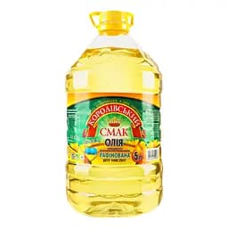 Олія соняшникова Королівський смак рафінована виморожена 5 л (402829)