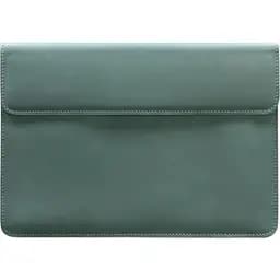 Шкіряний чохол-конверт BlankNote на магнітах для MacBook 16 дюймів Бірюзовий