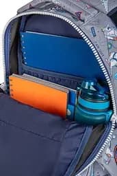 Набір: Рюкзак CoolPack Joy S Indian Zoo 21 л 39х28х15 см S сірий (E29541) + Пенал на блискавці CoolPack Campus Astronaut з органайзером для ручок 23x9x5 см (F062932) - мініатюра 4