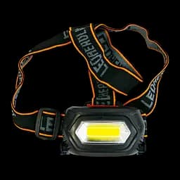Фонарь налобный BL-203, аккумуляторный светодиодный COB, USB зарядка, 4 режима, черный
