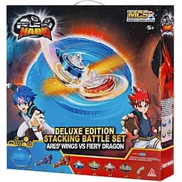 Infinity Nado Арена Infinity Nado V Deluxe Battle Set комплект з двома дзиґами Ares' Wings vs Fiery Dragon Крила Ареса проти Вогняного Дракона