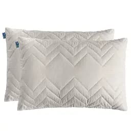 Подушка Ideia Nordic Comfort+ з блискавкою 50х70 см перламутрово-сіра (8000034694) - мініатюра 2