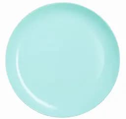 Тарілка обідня Luminarc Diwali Light Turquoise кругла бірюзова 25 см (P2611)