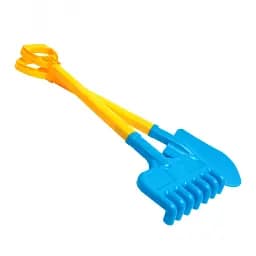 Набір для пісочниці ТехноК, лопатка та грабки, 2391