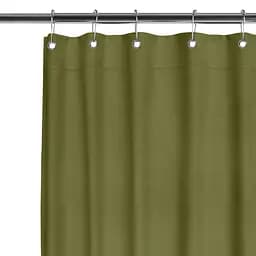 Шторка для душа и ванной Cosas с кольцами 180х180 iguana, спаржа (ShowerCurtains_43Iguana_DUK_180x180_Hook)