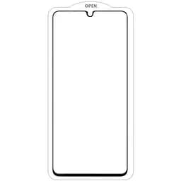 Захисне скло SKLO 5D (тех.пак) для Oppo A17 / A17k / A18 / A38 Чорний / Біла підкладка