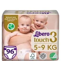 Підгузки Libero Touch 3 (5-9 кг), 96 шт. (10453)