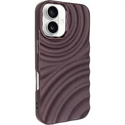 Чохол Epik TPU MonoWave для Apple iPhone 16, 6.1 Brown