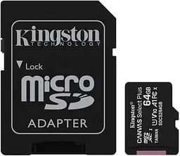Картка пам'яті Kingston MicroSDXC 64 GB UHS-I A1 (клас 10) без адаптера - мініатюра 3