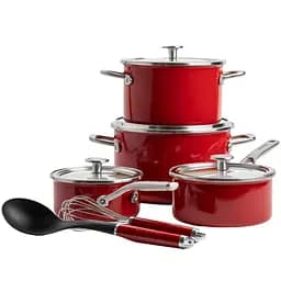 Набір посуду KitchenAid Steel Core червоний 6 предметів (CC004921-001)