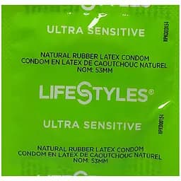 Презервативи LifeStyles Ultra Sensitive ультратонкі 12 шт. (ROZ6400230485) - мініатюра 2
