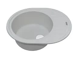 Кухонна мийка Adamant Ovum 615x495x200 old stone 1824296100410, Сірий - мініатюра 2