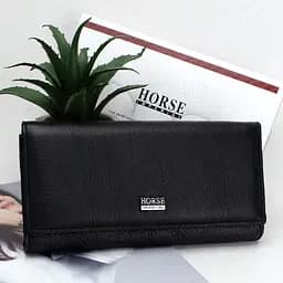Кошелек женский кожаный Horse Imperial A0001 черный