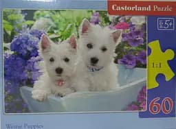 Пазлы Castorland Щенки, 60 элементов, 32x23 см, B-066100