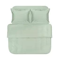 Постельное белье сатин Lotus Home - Dakota Modern ментоловый семейный