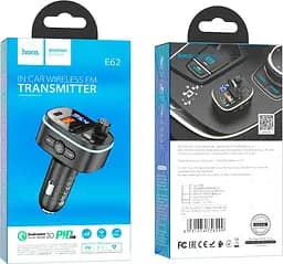 FM-трансмітер Hoco E62 Fast PD20W+QC3.0 BT FM Transmitter (756299) [85427] - мініатюра 8