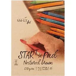 Склейка для ескізів SM-LT Art STAR T (Kraft) 120г/м2 20л коричневий колір