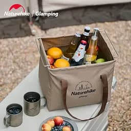 Туристичний складний контейнер Naturehike CNH22SN002 для води із ПВХ 20л (Зелений) - мініатюра 6