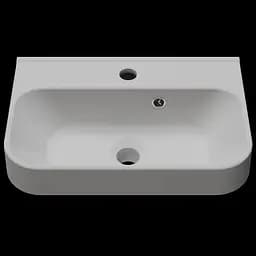 Раковина глянцева підвісна Amidicon Comfort 45 450x300 з литого каменю COMFORT_45_HL, Білий