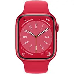 Apple Watch Series 8 GPS, 45mm, (PRODUCT)RED, (PRODUCT)RED Sport Band (Grade C) Seller Refurbished